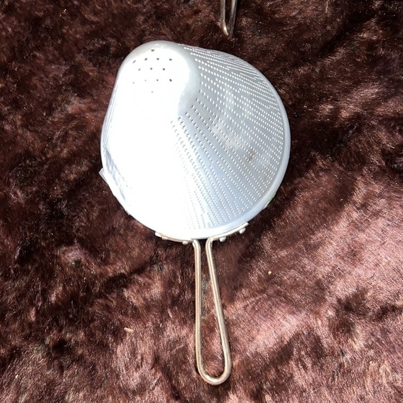 ALUMINUM Canning Strainer Cone Sieve Food Mill 2 Piece Set - Picture 4 of 4